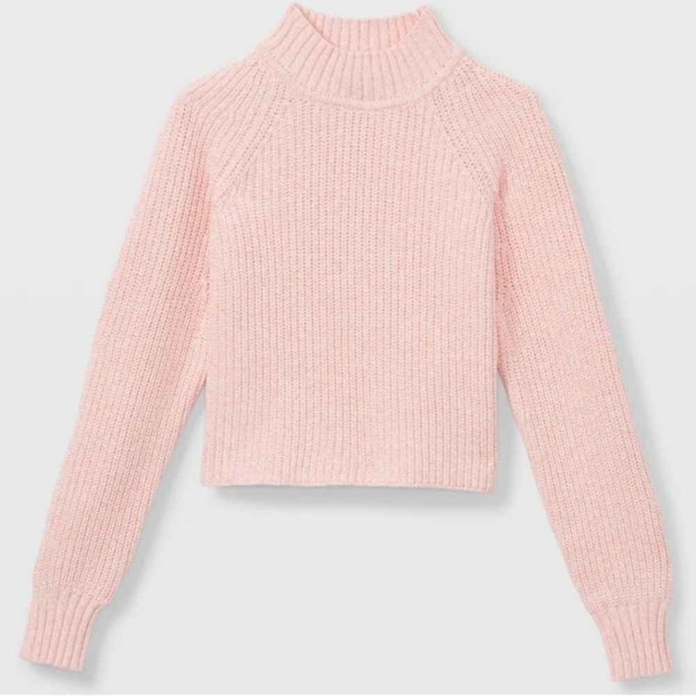 New Club Monaco Pink Crop Sweater Size M - Picture 4 of 13